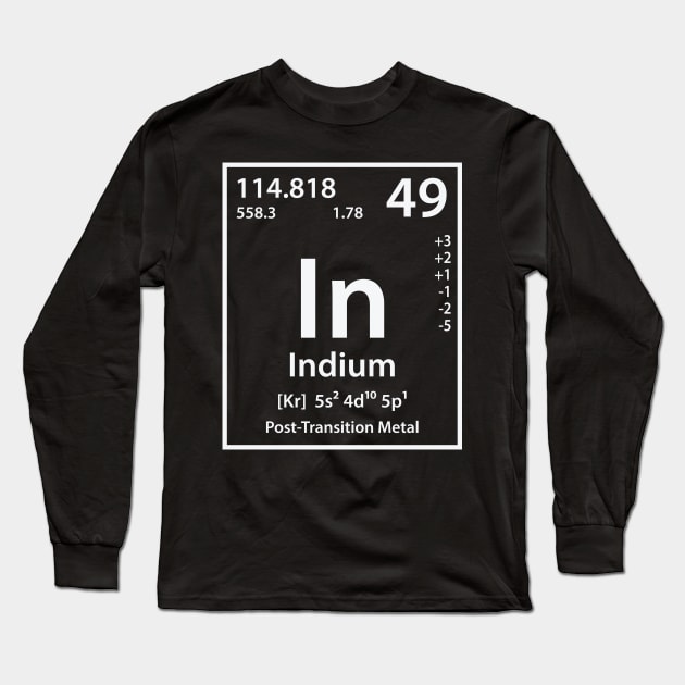 Indium Element Long Sleeve T-Shirt by cerebrands